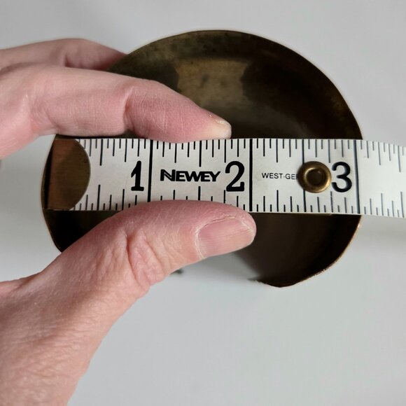 Brass tribal super wide cuff/bangle/bracelet with Ganesha image. - Picture 9 of 10